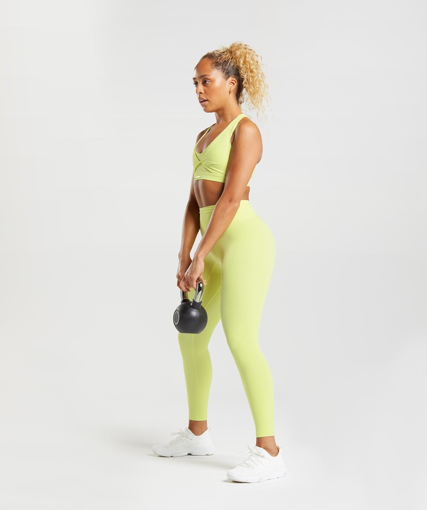 Green Women's Gymshark Whitney High Rise Leggings | USA-10943