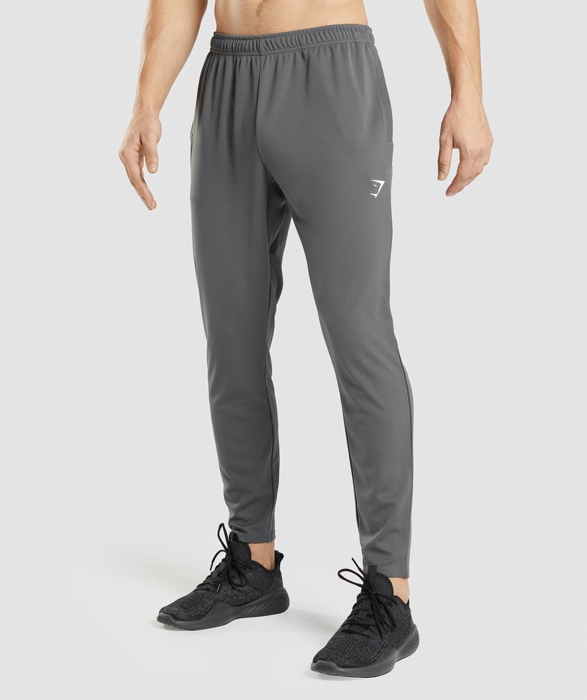 Grey Men\'s Gymshark Arrival Knit Joggers | USA-10539