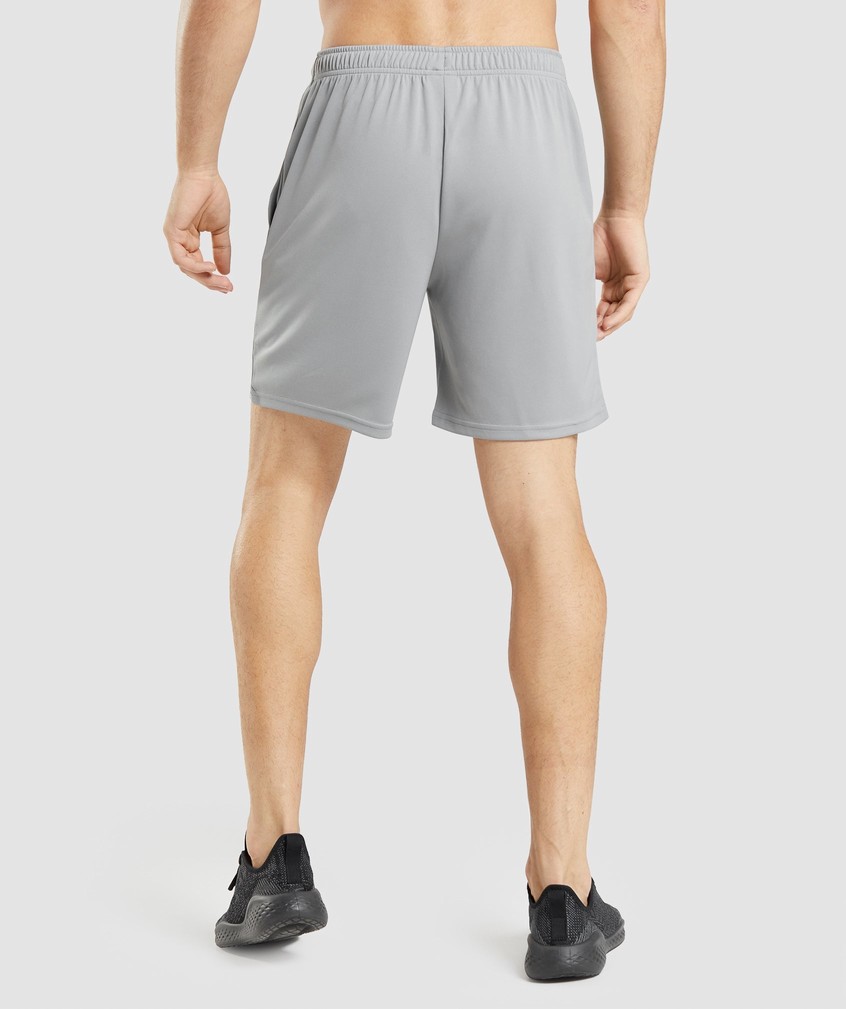 Grey Men's Gymshark Arrival Knitted Shorts | USA-13247