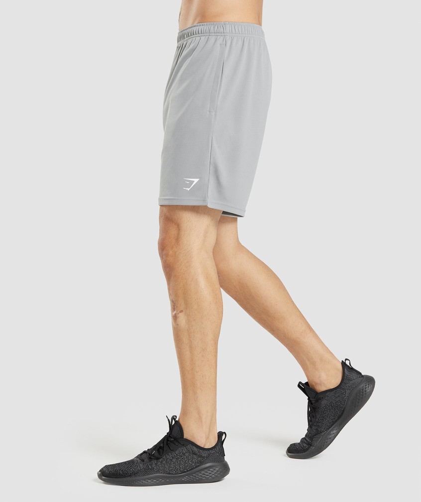 Grey Men's Gymshark Arrival Knitted Shorts | USA-13247