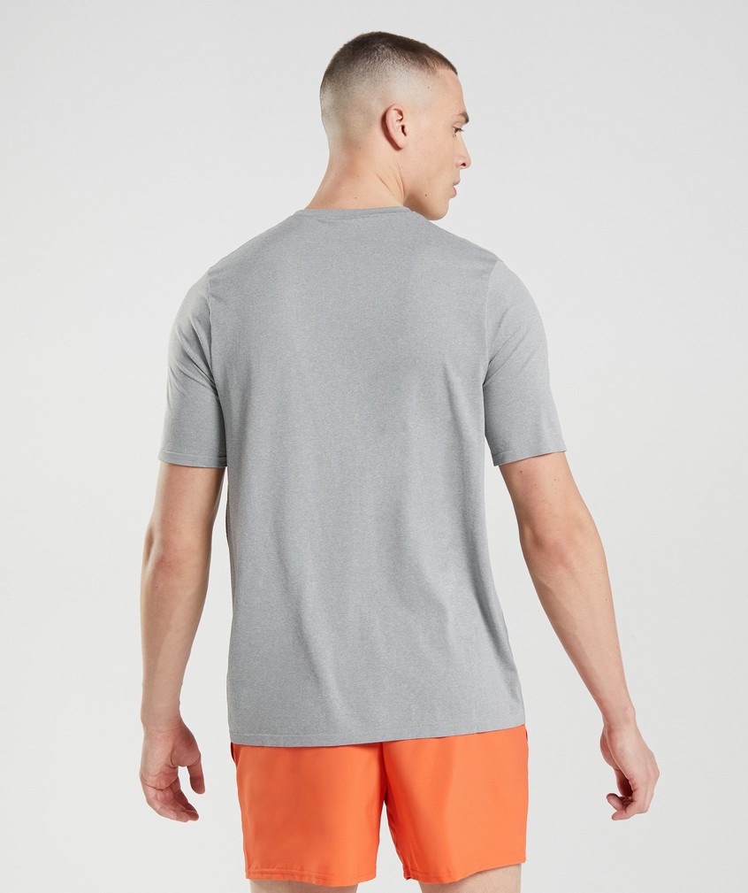 Grey Men's Gymshark Arrival Seamless T-Shirts | USA-25863