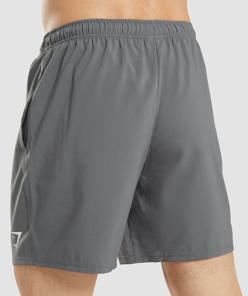 Grey Men's Gymshark Arrival Shorts | USA-36942