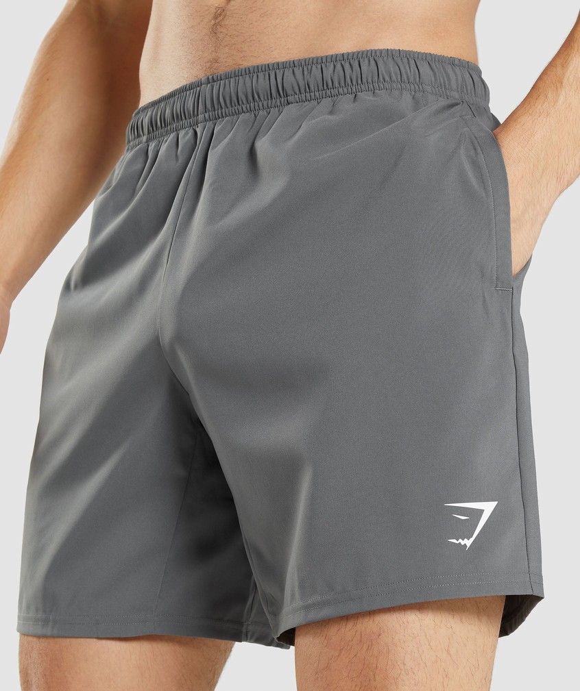 Grey Men's Gymshark Arrival Shorts | USA-36942