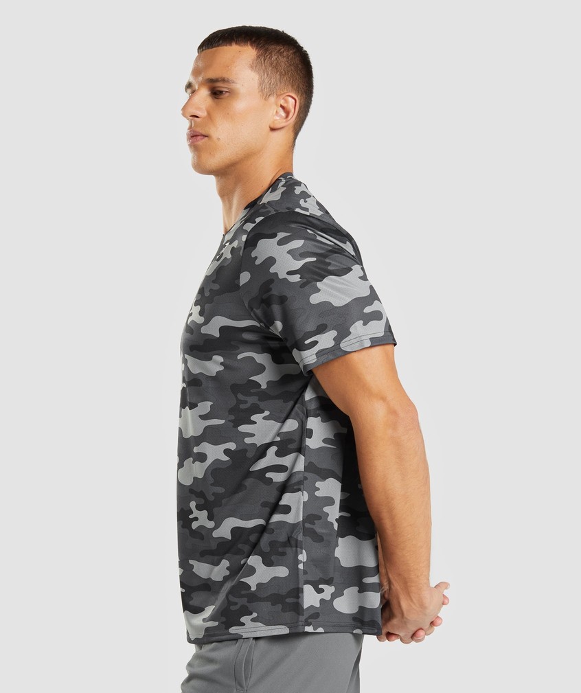 Grey Men's Gymshark Arrival T-Shirts | USA-62378