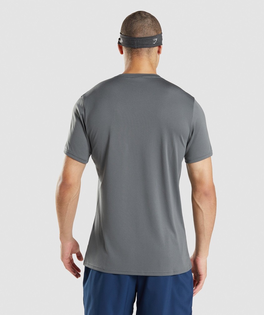 Grey Men's Gymshark Arrival T-Shirts | USA-87026