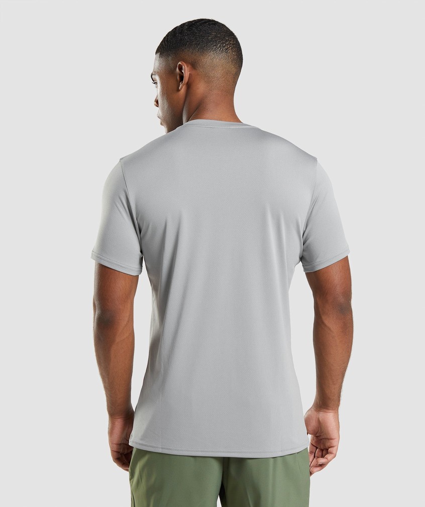 Grey Men's Gymshark Arrival T-Shirts | USA-89217