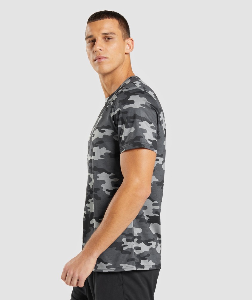 Grey Men's Gymshark Arrival T-Shirts | USA-90381