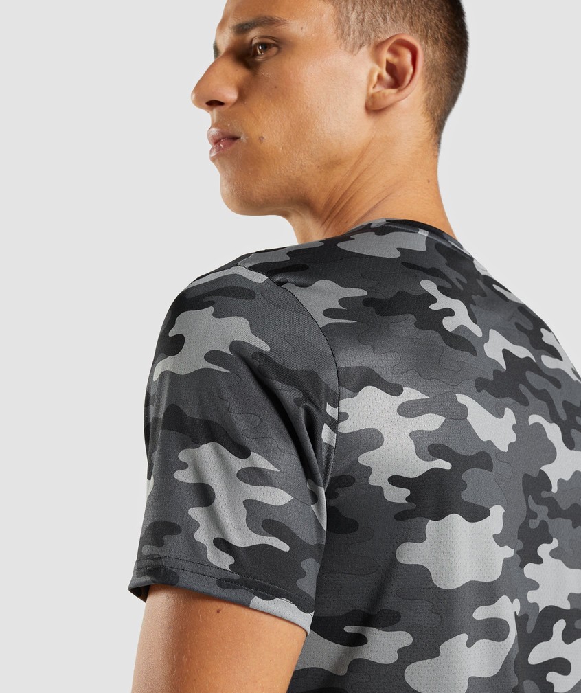 Grey Men's Gymshark Arrival T-Shirts | USA-90381