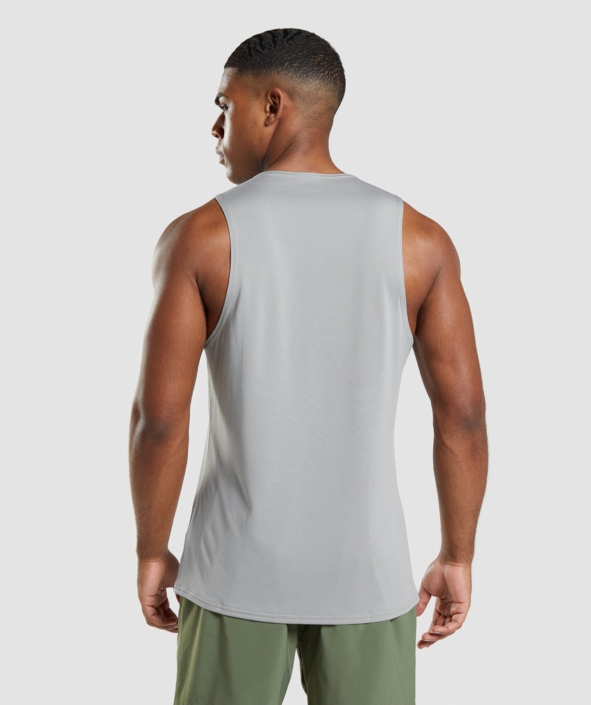 Grey Men's Gymshark Arrival Tank | USA-19348