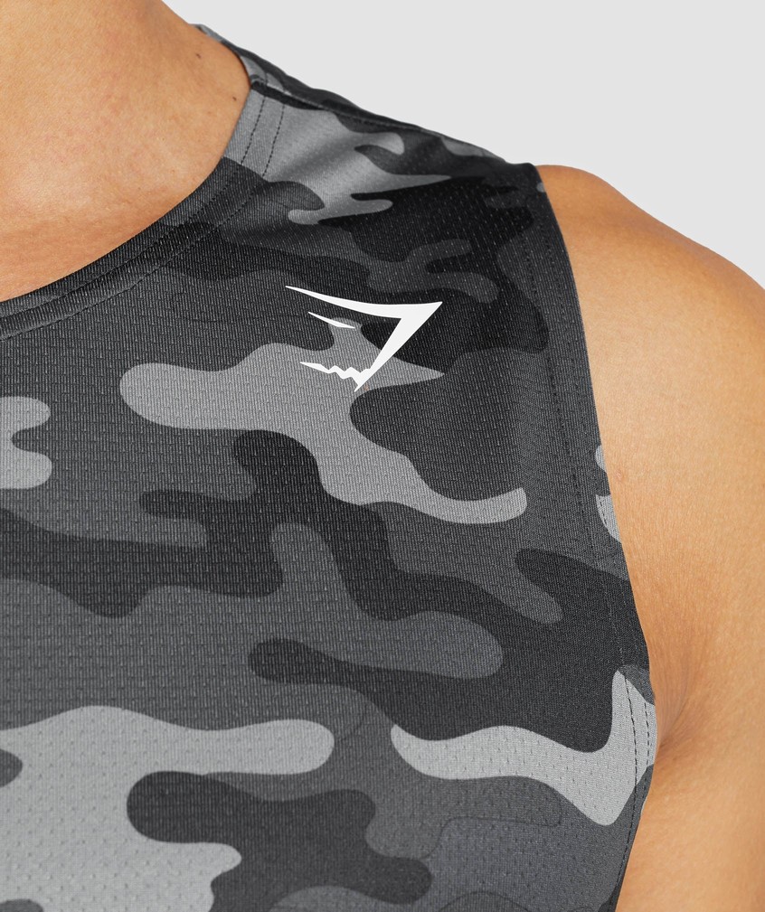 Grey Men's Gymshark Arrival Tank | USA-27819