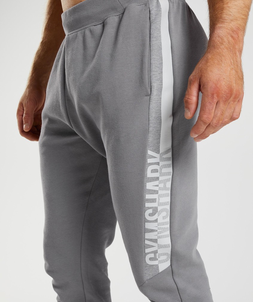 Grey Men's Gymshark Bold React Joggers | USA-73120