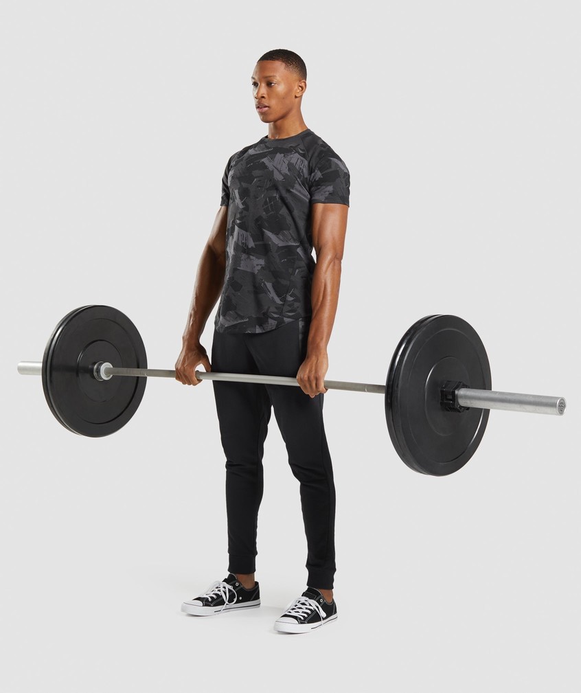 Grey Men's Gymshark Bold T-Shirts | USA-30295