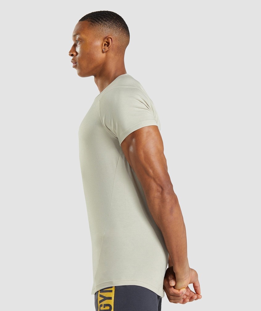 Grey Men's Gymshark Bold T-Shirts | USA-47329