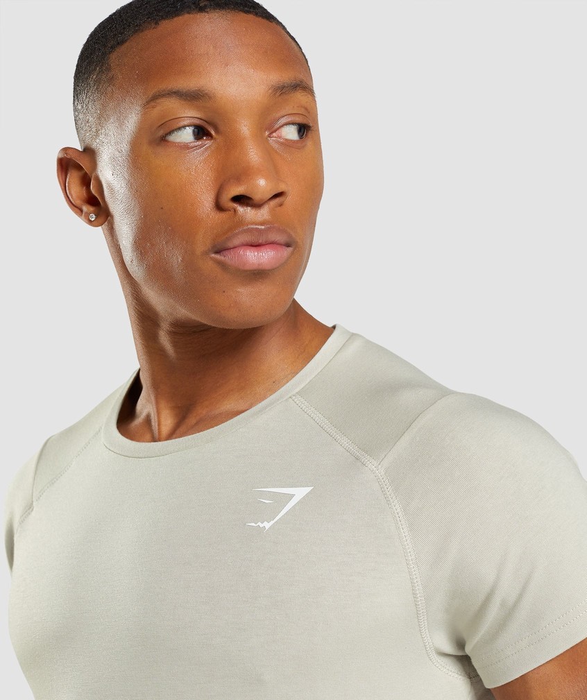 Grey Men's Gymshark Bold T-Shirts | USA-47329