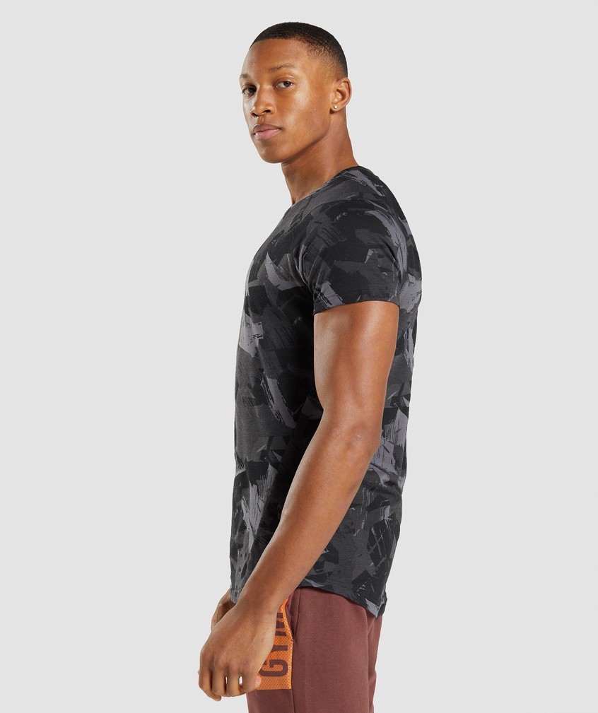 Grey Men's Gymshark Bold T-Shirts | USA-79614