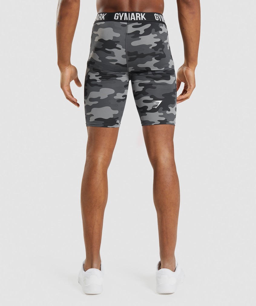 Grey Men's Gymshark Element Baselayer Shorts | USA-84916