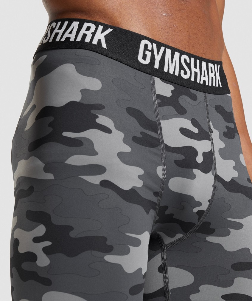 Grey Men's Gymshark Element Baselayer Shorts | USA-84916