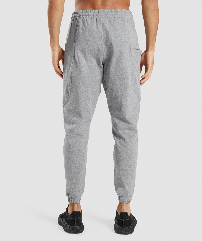 Grey Men's Gymshark Essential Joggers | USA-05762