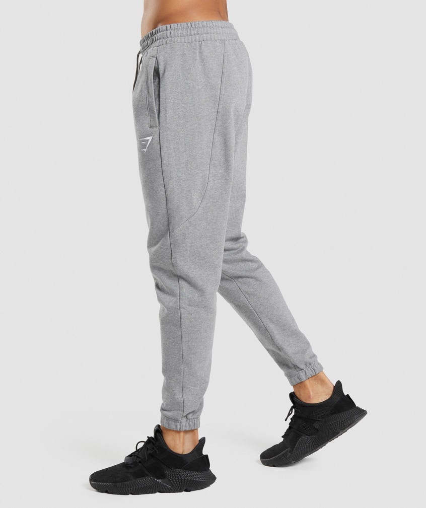 Grey Men's Gymshark Essential Joggers | USA-05762