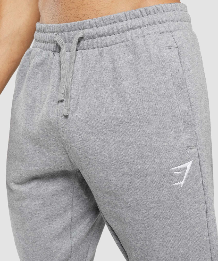 Grey Men's Gymshark Essential Joggers | USA-05762