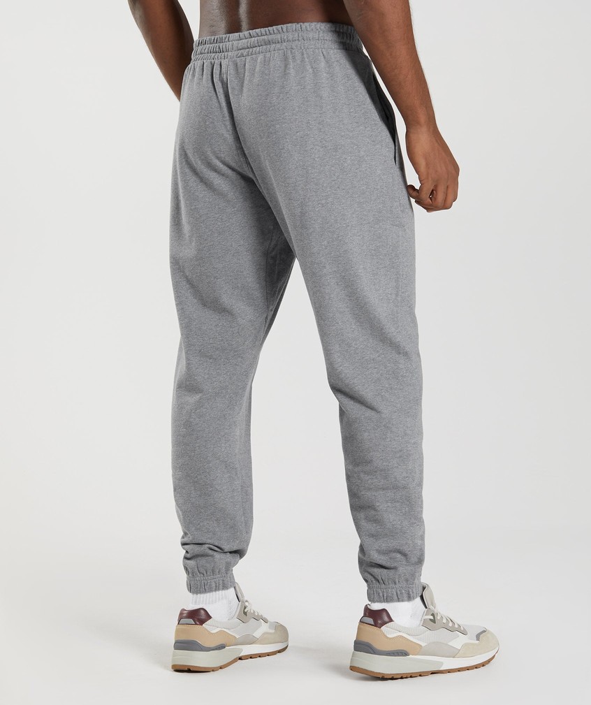 Grey Men's Gymshark Essential Oversized Joggers | USA-21347