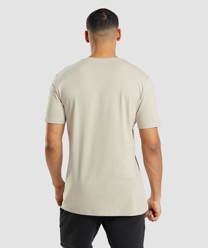 Grey Men's Gymshark Essential T-Shirts | USA-25874