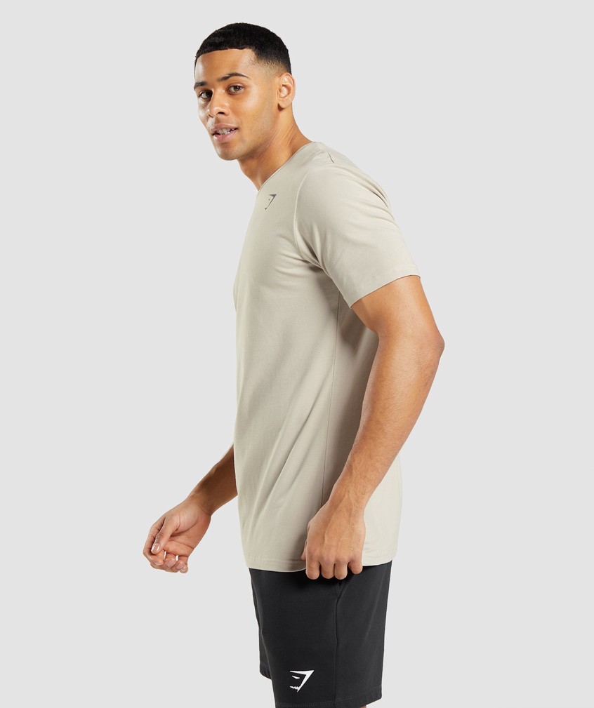 Grey Men's Gymshark Essential T-Shirts | USA-25874