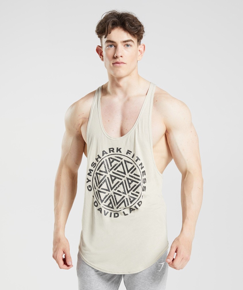 Grey Men's Gymshark GS x David Laid Stringer | USA-68301