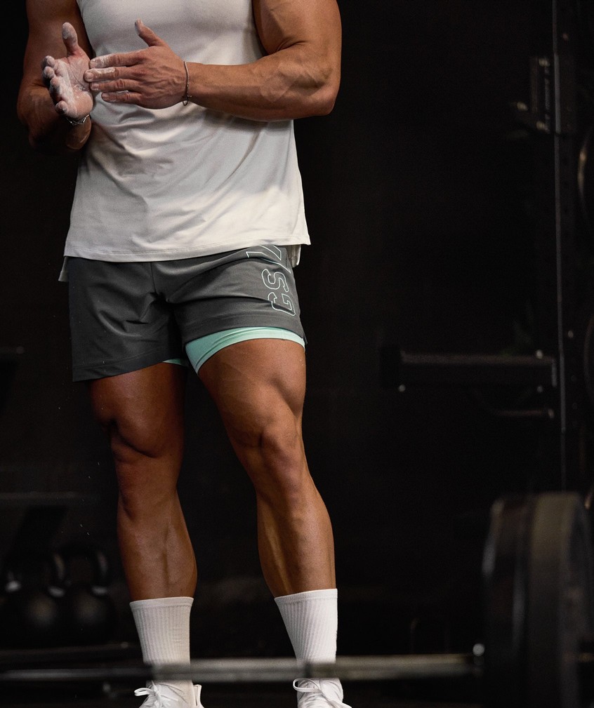 Grey Men's Gymshark Steve Cook Ranger Shorts | USA-59274