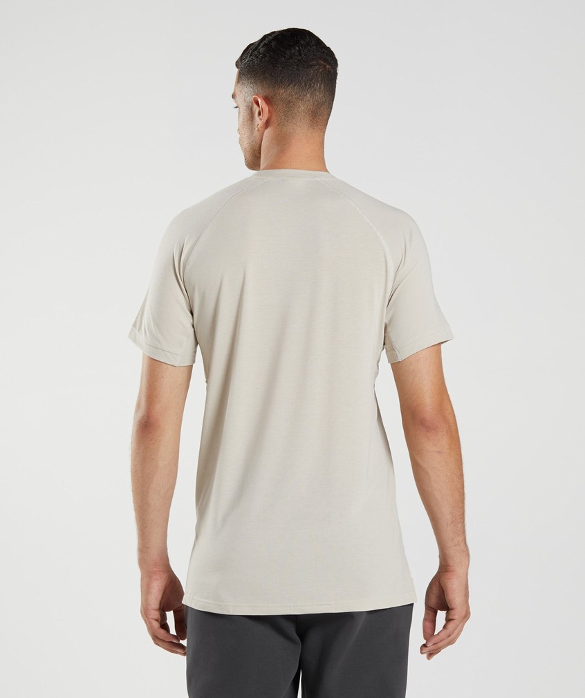 Grey Men's Gymshark Studio T-Shirts | USA-15063