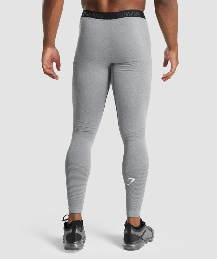 Grey Men's Gymshark Vital Seamless Leggings | USA-31094