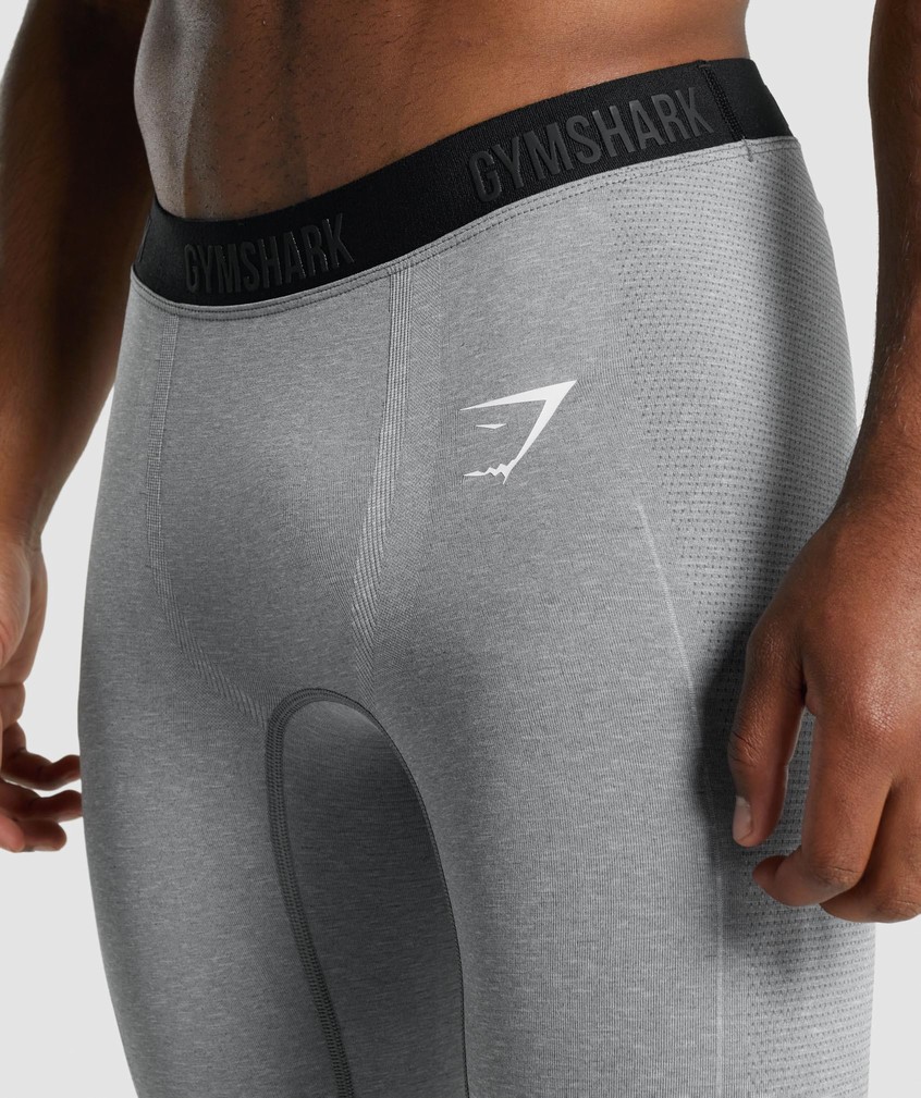 Grey Men's Gymshark Vital Seamless Leggings | USA-31094