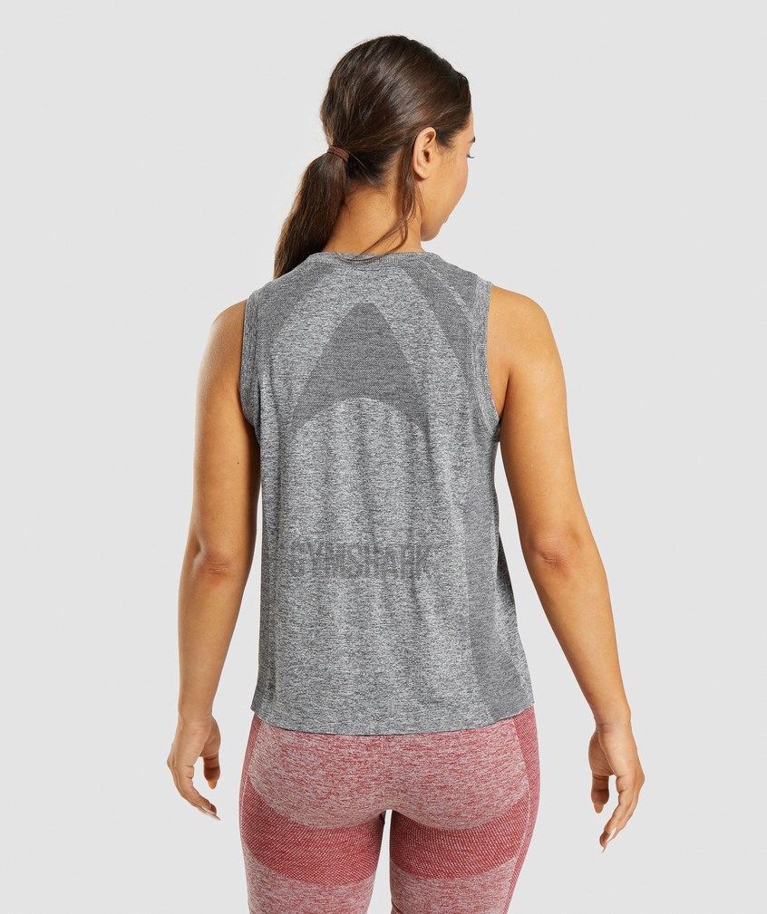 Grey Women's Gymshark Flex Loose Top Tank | USA-52681