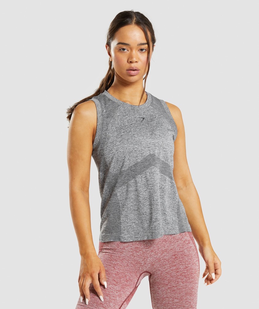 Grey Women\'s Gymshark Flex Loose Top Tank | USA-52681