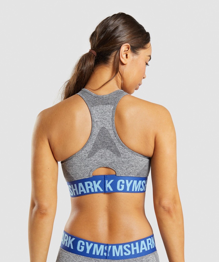 Grey Women's Gymshark Flex Sports Bra | USA-84092