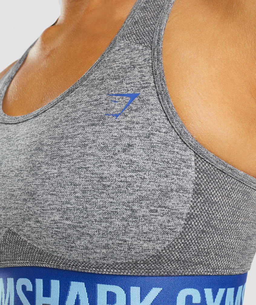 Grey Women's Gymshark Flex Sports Bra | USA-84092