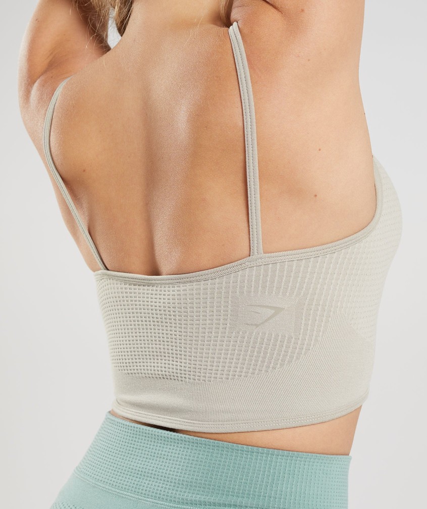 Grey Women's Gymshark Pause Seamless Bralette | USA-13572