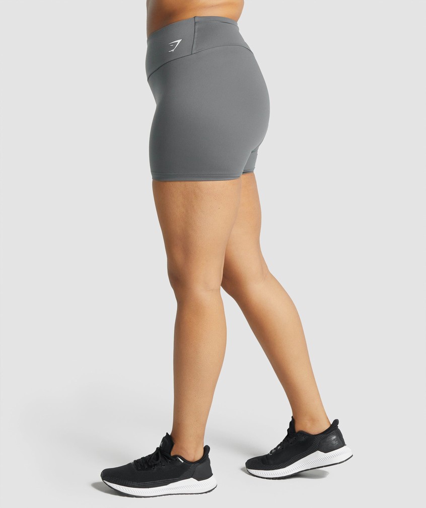 Grey Women's Gymshark Training Shorts | USA-73245