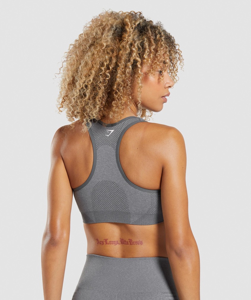 Grey Women's Gymshark Vital Seamless 2.0 Sports Bra | USA-52091