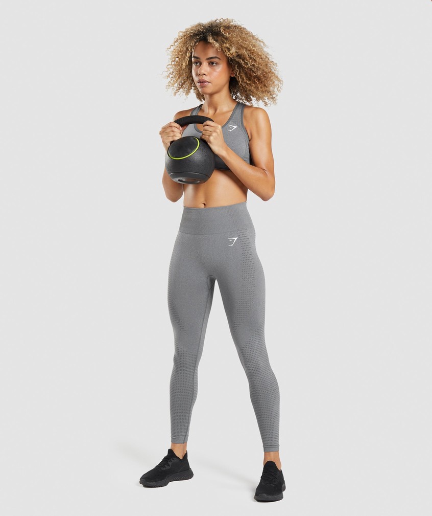 Grey Women's Gymshark Vital Seamless 2.0 Sports Bra | USA-52091