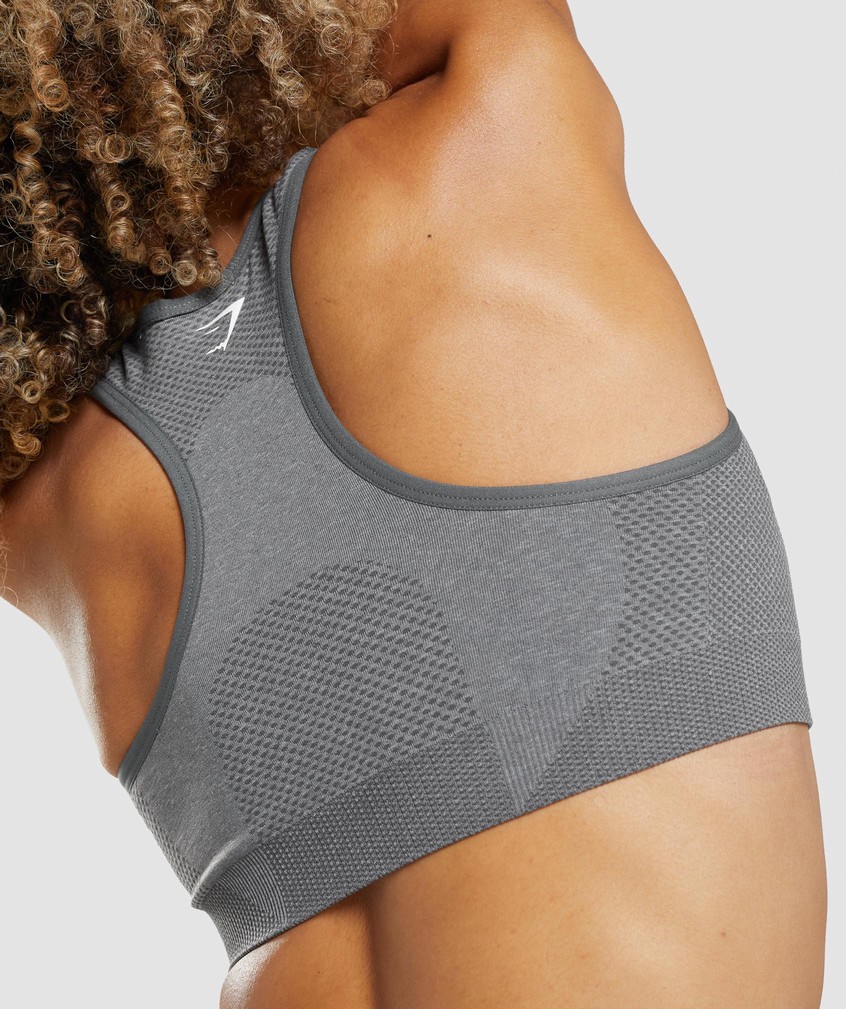 Grey Women's Gymshark Vital Seamless 2.0 Sports Bra | USA-52091