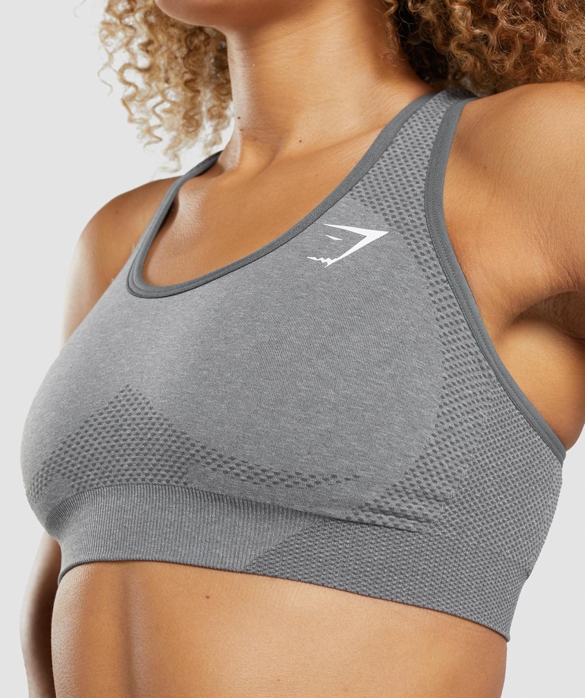 Grey Women's Gymshark Vital Seamless 2.0 Sports Bra | USA-52091