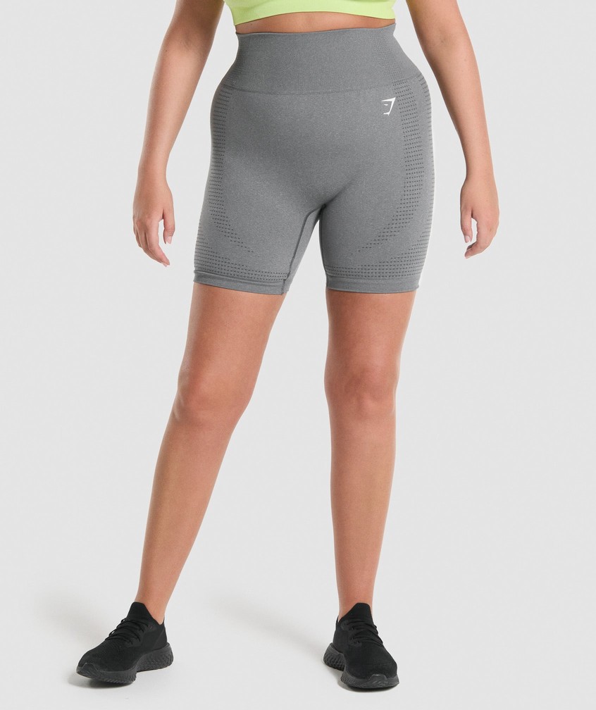 Grey Women\'s Gymshark Vital Seamless 2.0 Shorts | USA-87159