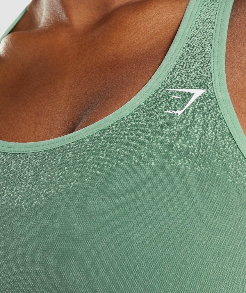 Light Green Women's Gymshark Adapt Ombre Seamless Sports Bra | USA-30249