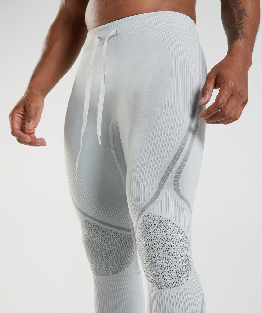 Light Grey Men's Gymshark 315 Seamless Tights | USA-13527