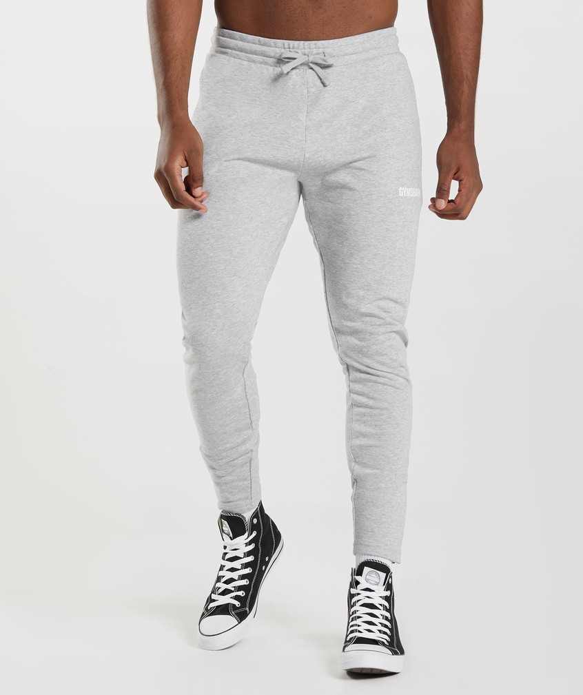 Light Grey Men\'s Gymshark Apollo Joggers | USA-34576