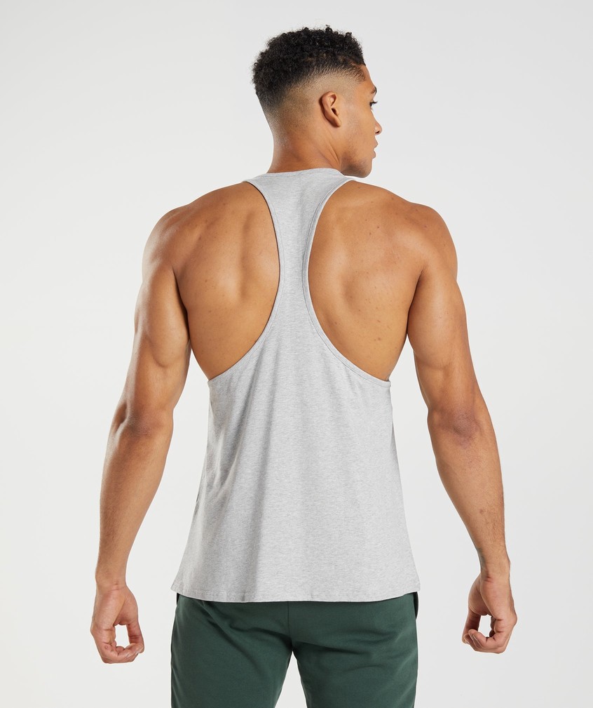 Light Grey Men's Gymshark Apollo Stringer | USA-20965