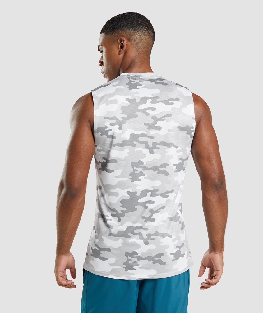 Light Grey Men's Gymshark Arrival Sleeveless Tank | USA-05638