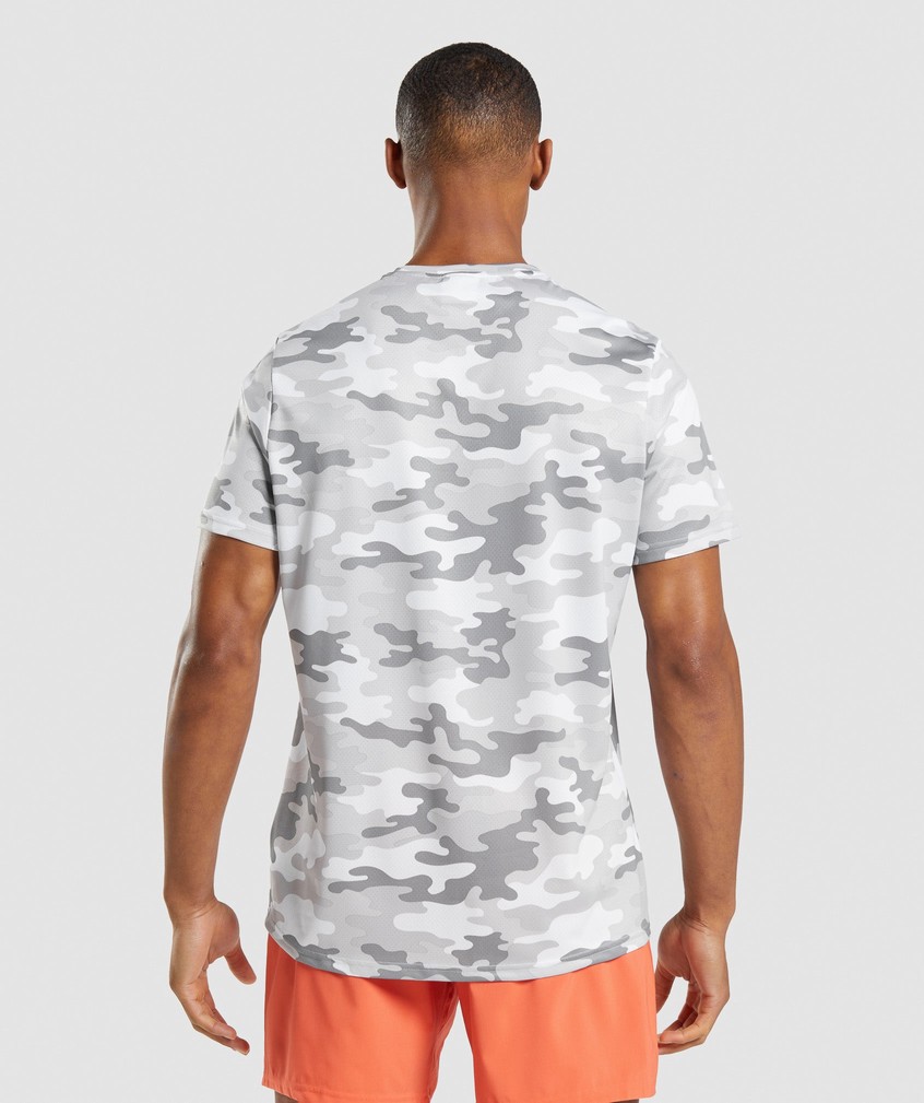 Light Grey Men's Gymshark Arrival T-Shirts | USA-26034