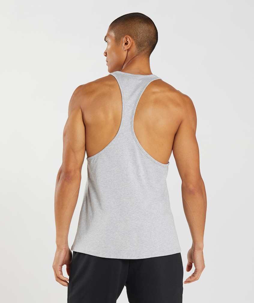 Light Grey Men's Gymshark Block Stringer | USA-95487